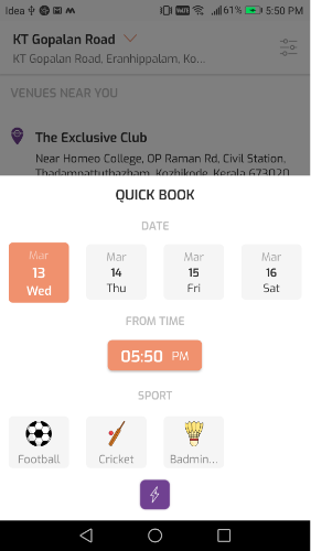 Sports Venue booking made Easy with SpotMycourt